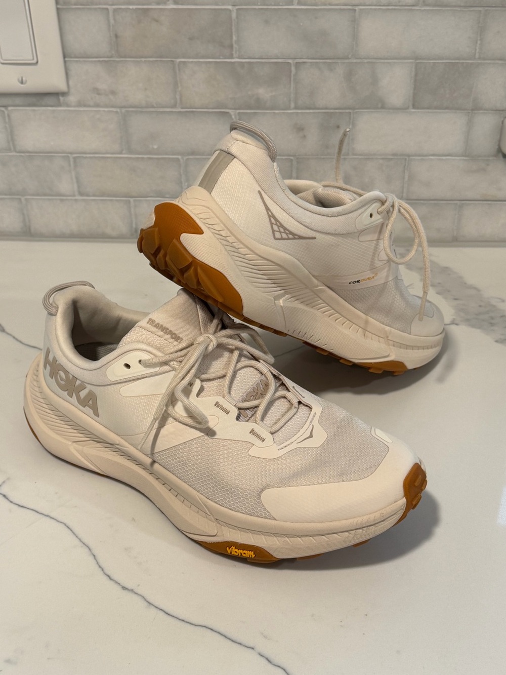 Womens Hoka Transport size 9.5 - off white eggnog